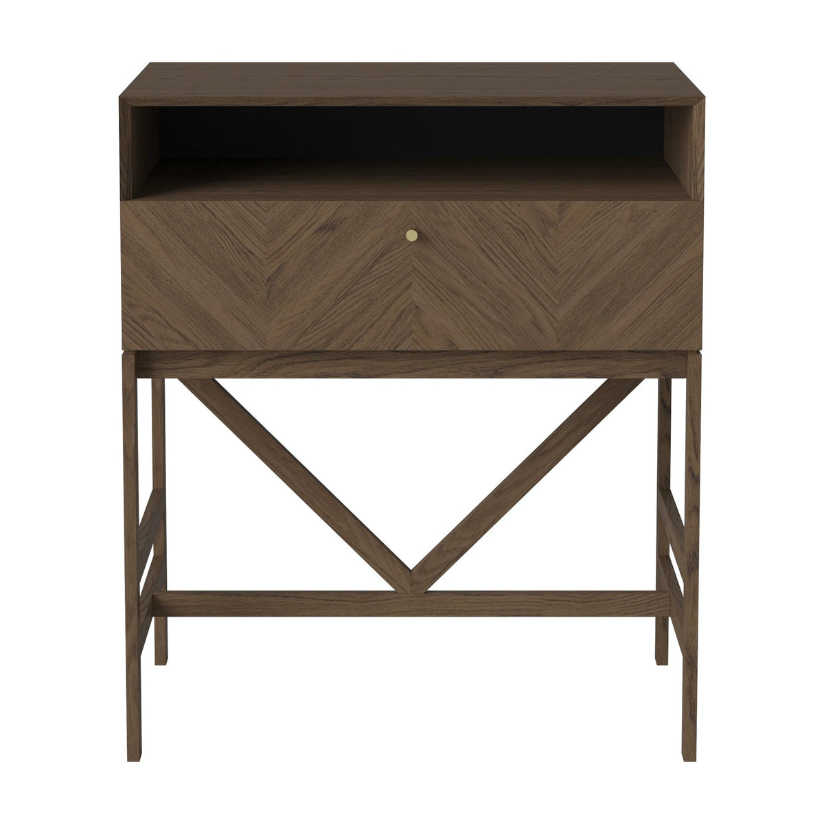 Bolia Luxe ladekast 1 lade donker geolied eiken, 04-156-10_00001