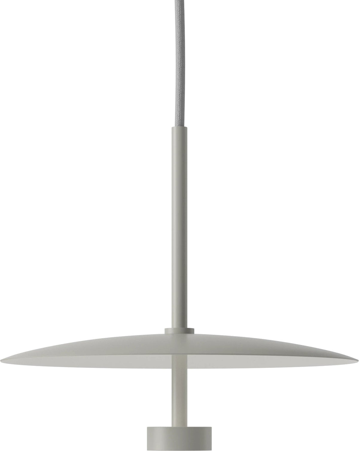Bolia Reflection hanglamp Ø24 cm grijsgelakt aluminium schuin aanzicht, 20-129-01_00005