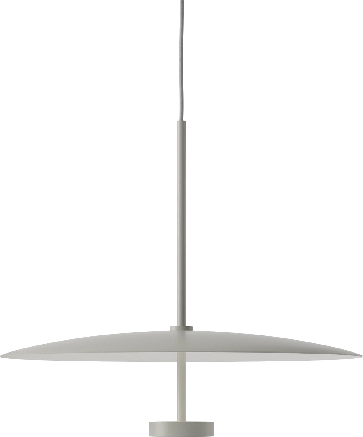 Bolia Reflection hanglamp Ø60 cm grijsgelakt aluminium schuin aanzicht, 20-129-01_00008