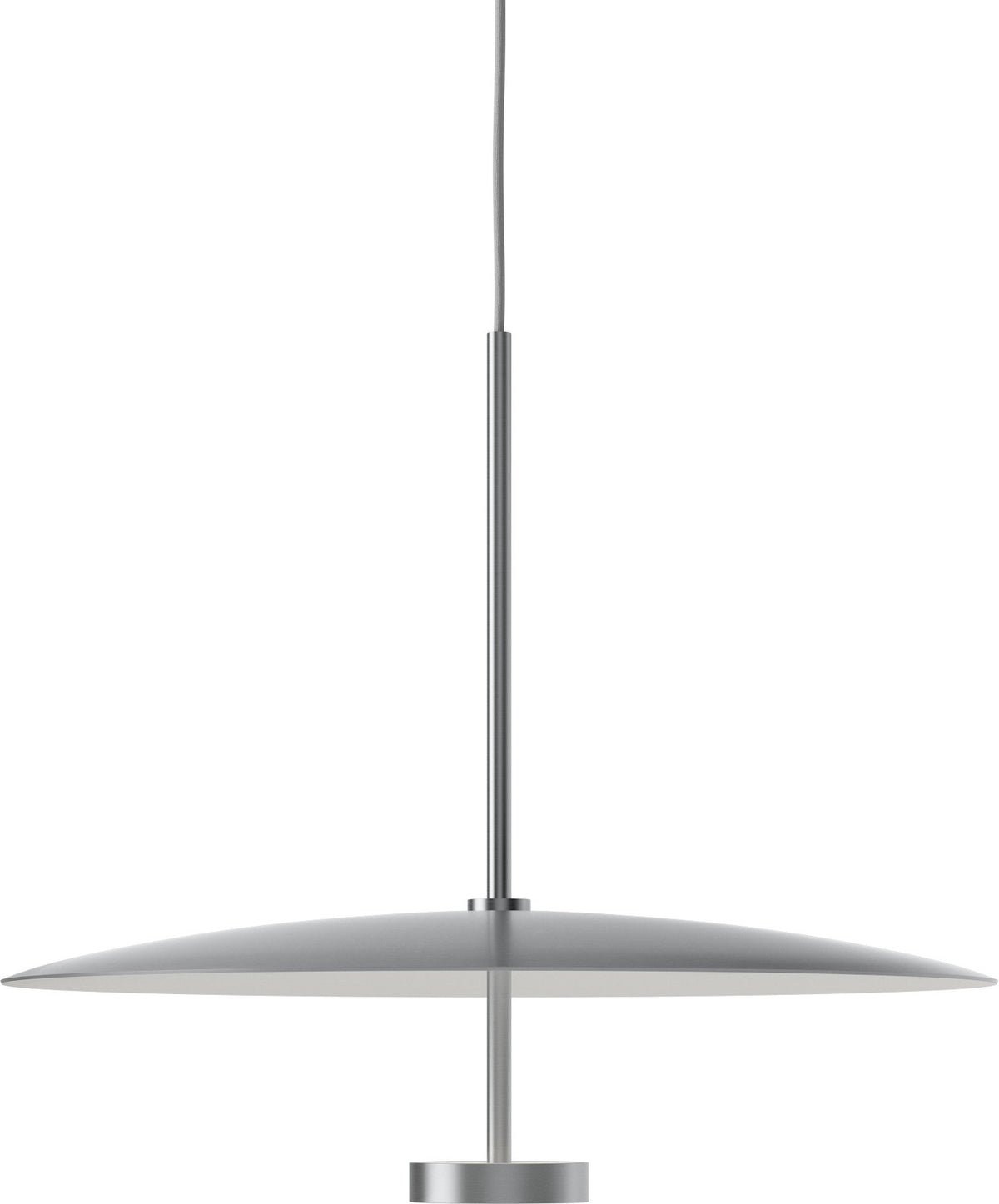 Bolia Reflection hanglamp Ø60 cm mat geborsteld aluminium schuin aanzicht, 20-129-01_00015