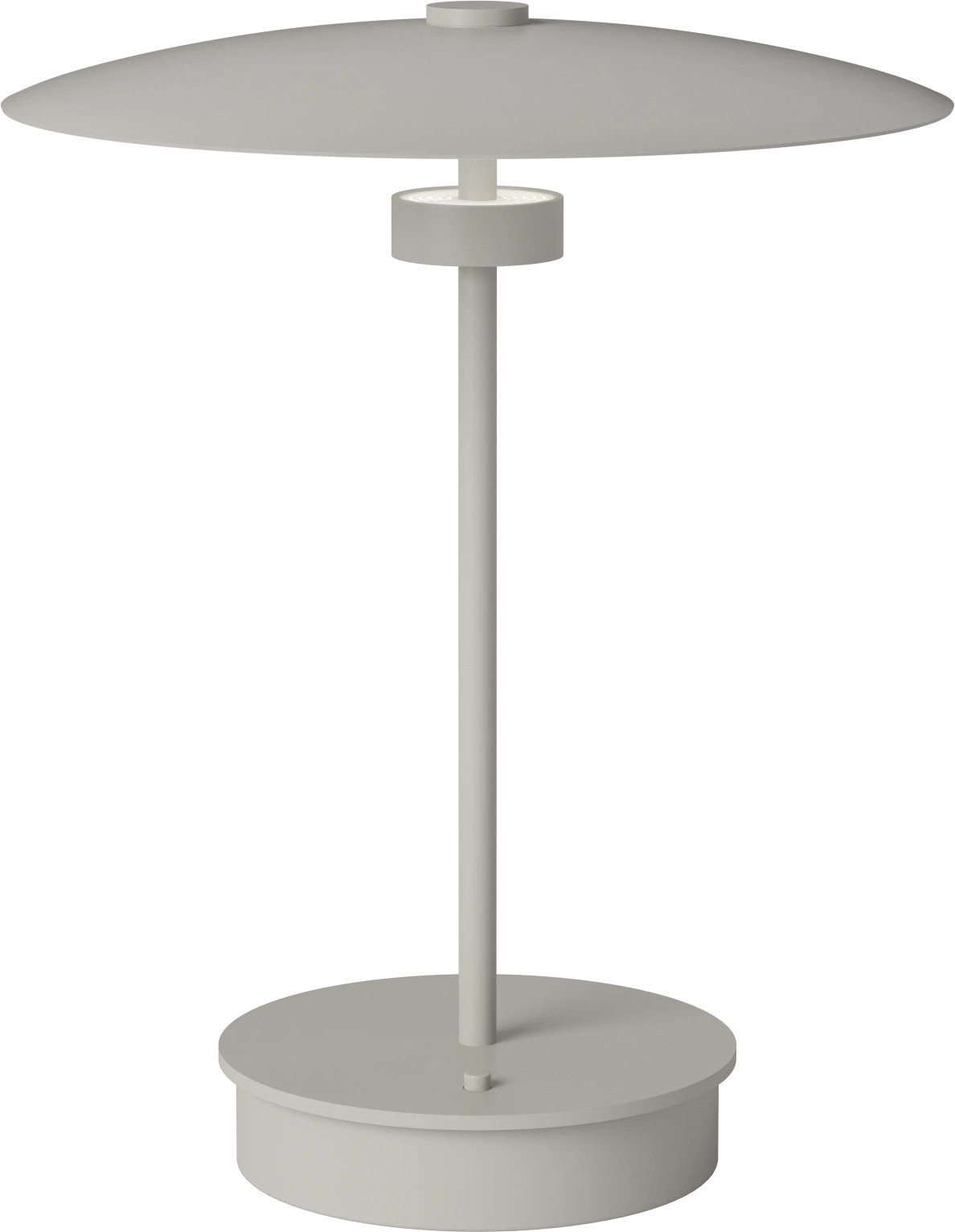 Bolia Reflection draagbare lamp grijsgelakt aluminium schuin aanzicht, 20-129-05_00005