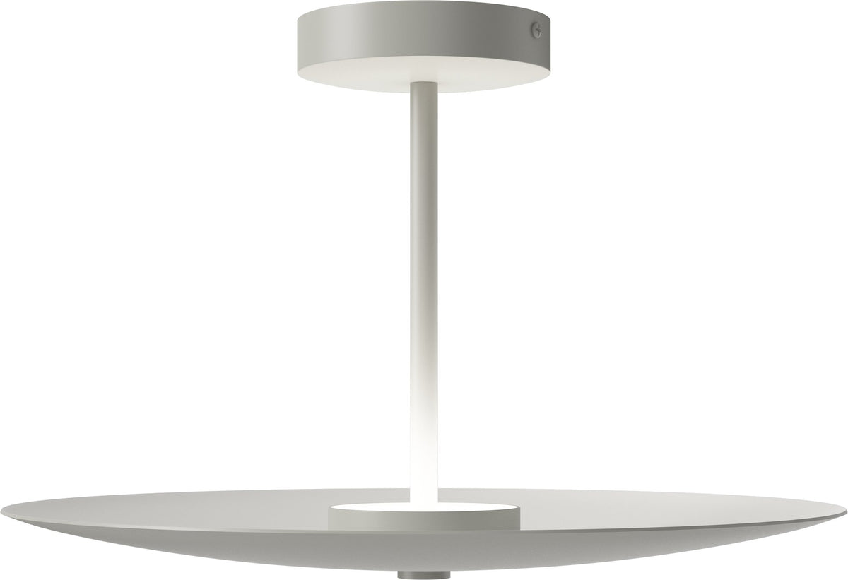 Bolia Reflection plafondlamp Ø40 cm grijsgelakt aluminium schuin aanzicht, 20-129-07_00003