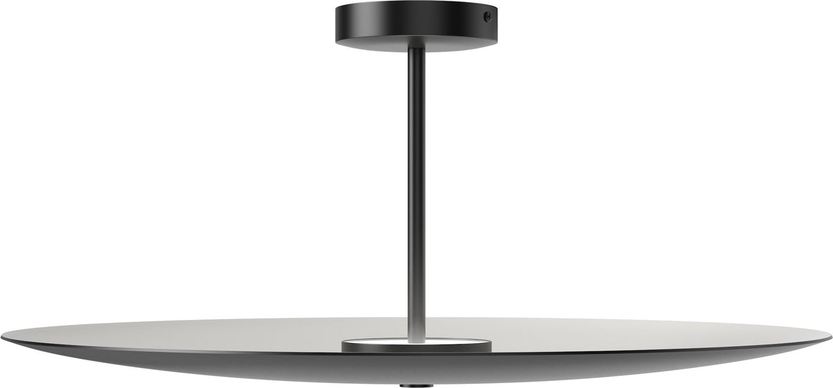 Bolia Reflection plafondlamp Ø60 cm zwartgelakt aluminium schuin aanzicht, 20-129-07_00005