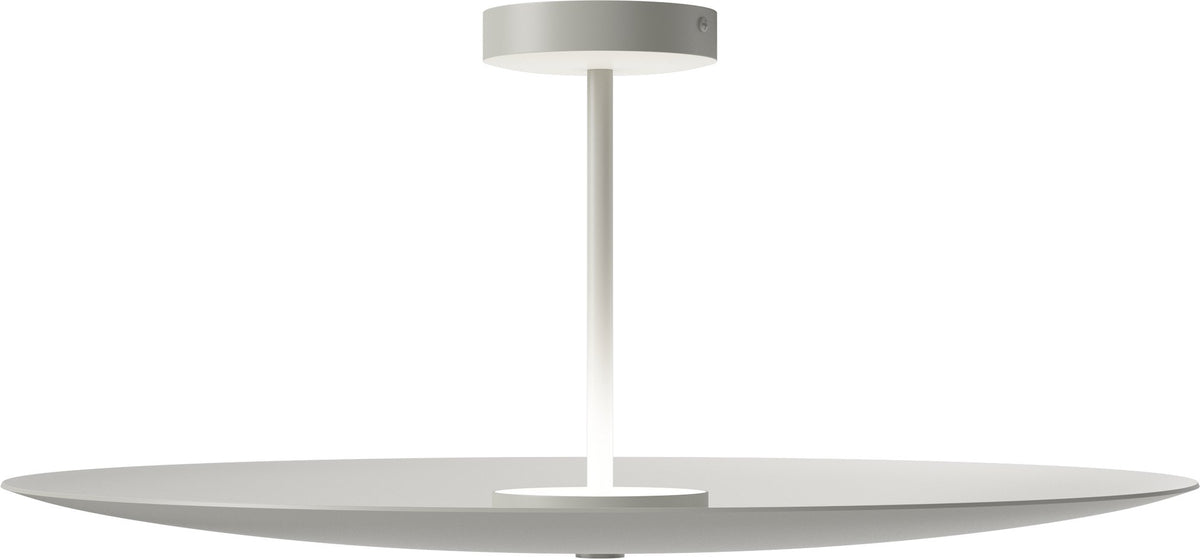 Bolia Reflection plafondlamp Ø60 cm grijsgelakt aluminium schuin aanzicht, 20-129-07_00006