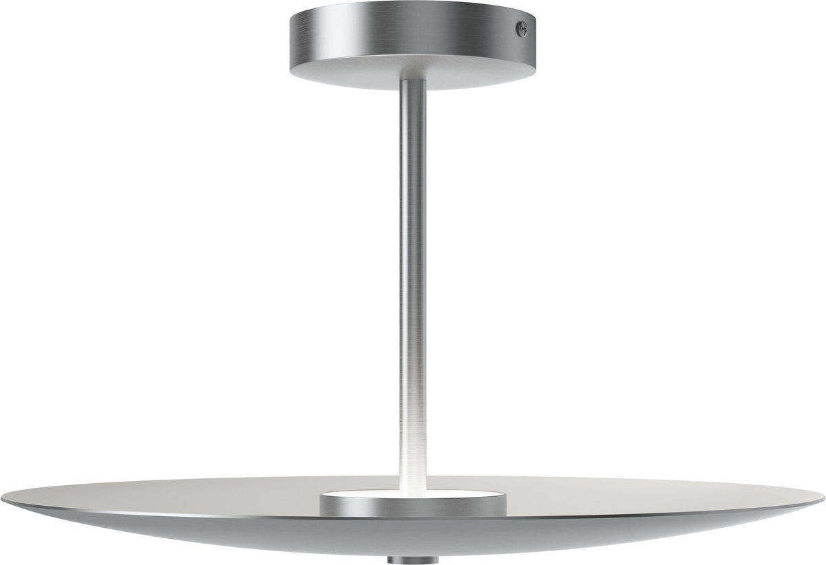 Bolia Reflection plafondlamp Ø40 cm mat geborsteld aluminium schuin aanzicht, 20-129-07_00008