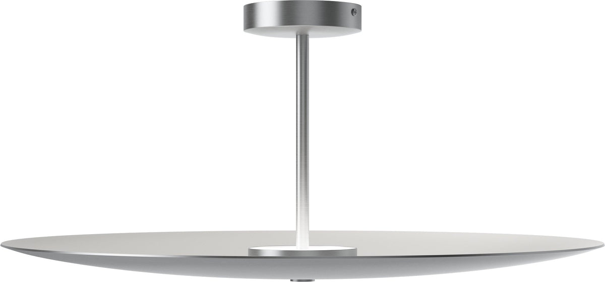 Bolia Reflection plafondlamp Ø60 cm mat geborsteld aluminium schuin aanzicht, 20-129-07_00009