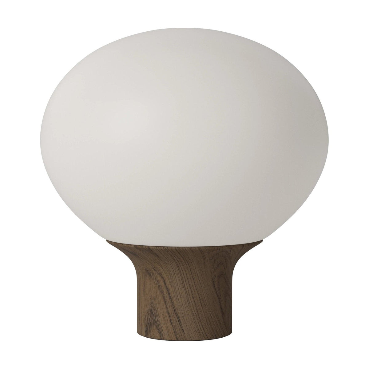 Bolia Acorn tafellamp Ø41 cm opaalglas, donker gelakt eiken, 20-133-05_00003