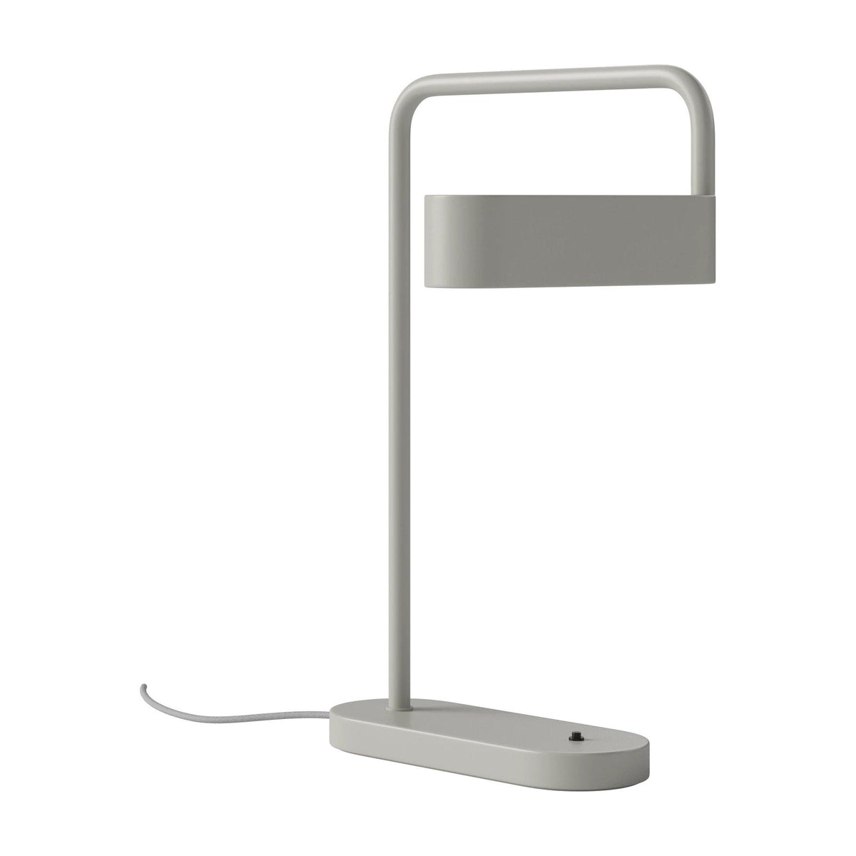Bolia Scribe tafellamp matgrijs gelakt ijzer schuin aanzicht, 20-134-01_00003