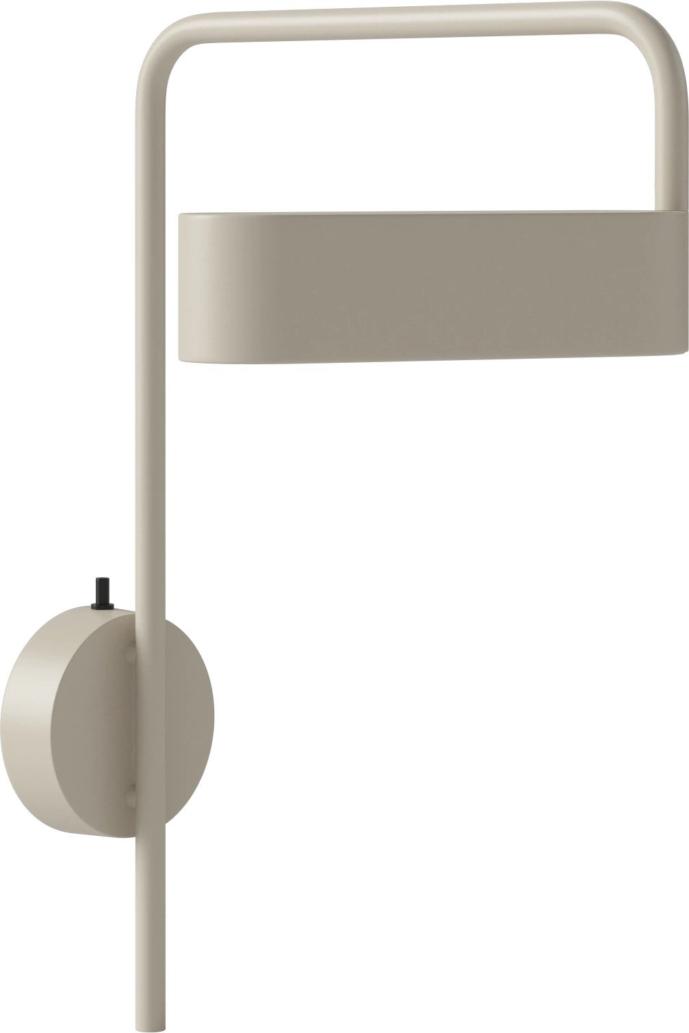 Bolia Scribe wandlamp matcrème gelakt ijzer schuin aanzicht, 20-134-02_00004