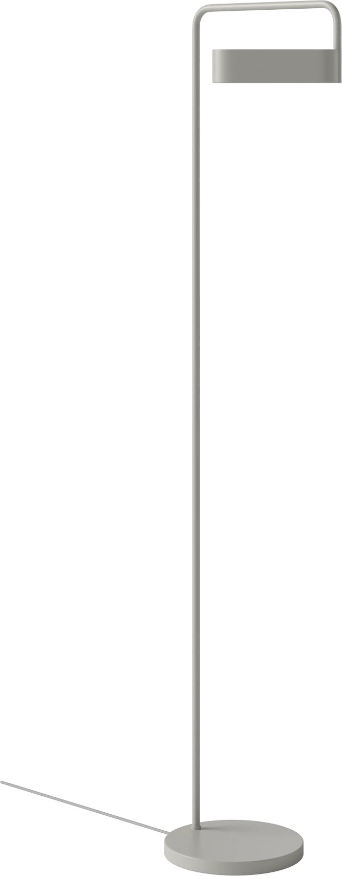Bolia Scribe vloerlamp matgrijs gelakt ijzer schuin aanzicht, 20-134-03_00003