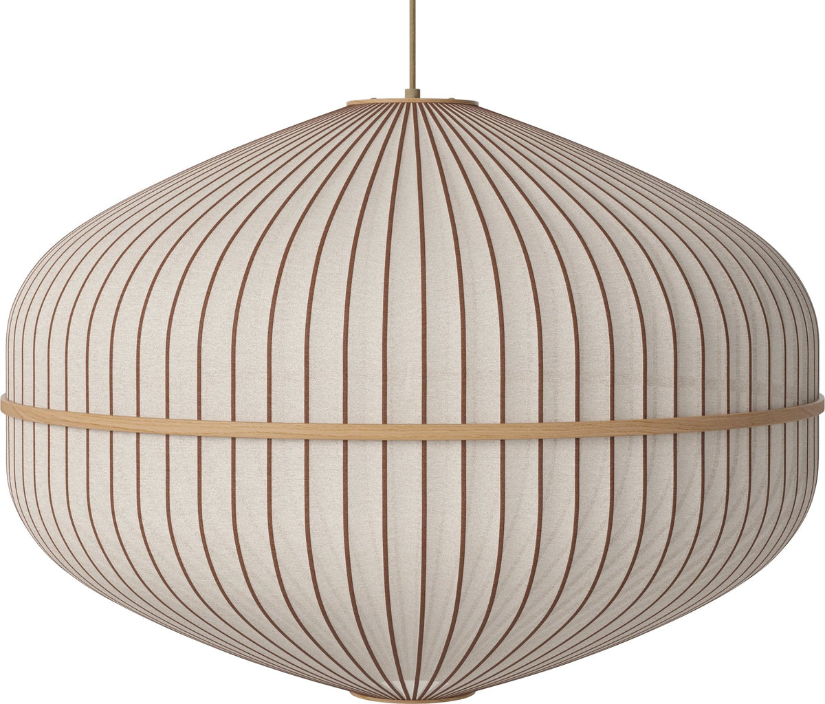 Bolia Lucén hanglamp ellips Ø90 cm gelakt eiken, 20-138-01_00001