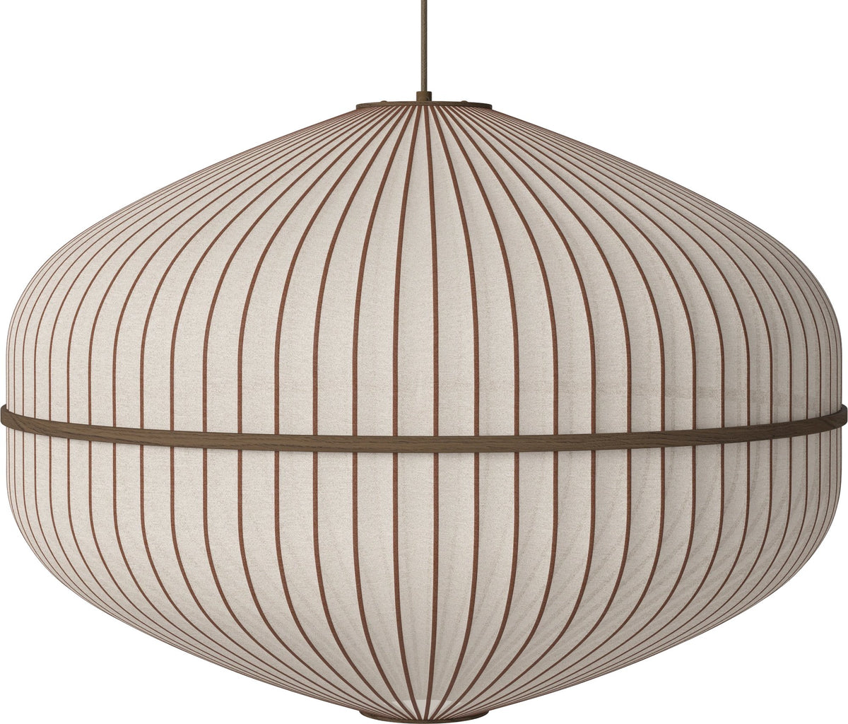 Bolia Lucén hanglamp ellips Ø90 cm donker gelakt eiken, 20-138-01_00003