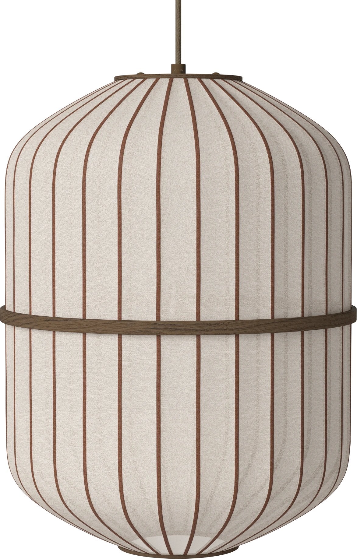 Bolia Lucén hanglamp cilinder Ø40 cm donker gelakt eiken, 20-138-03_00003