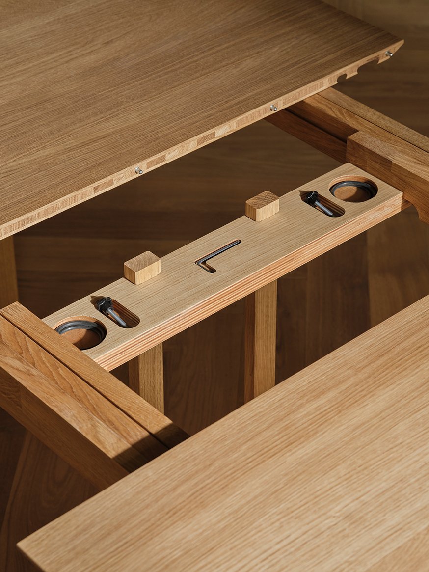 Bolia Kuma uitschuifbare eettafel in eetkamer, sfeerfoto 5