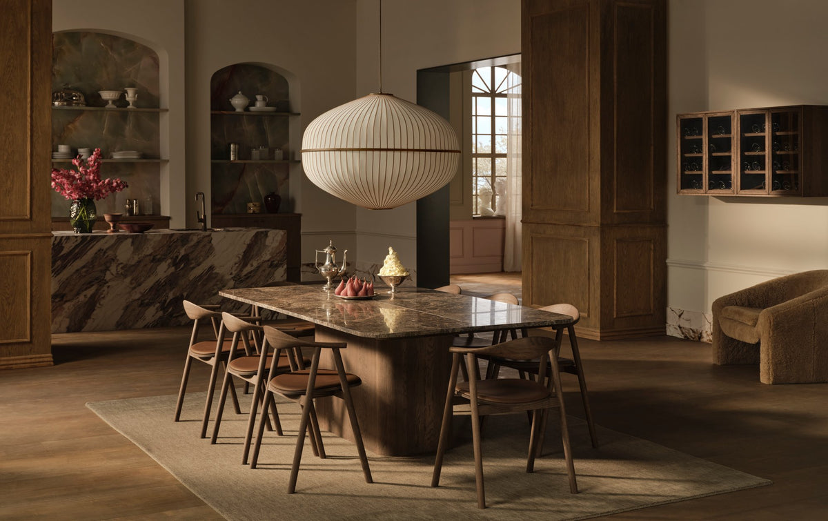 Bolia Lucén hanglampen in interieur, sfeerfoto 1