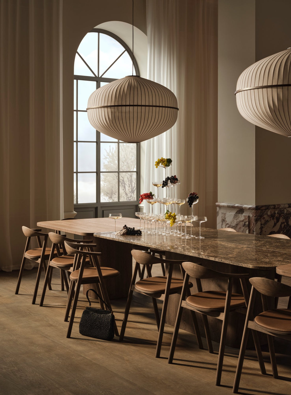 Bolia Lucén hanglampen in interieur, sfeerfoto 3