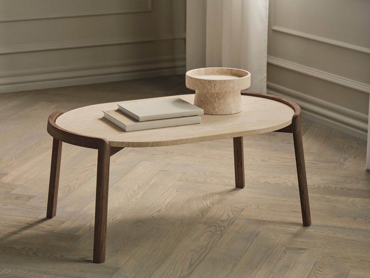 Bolia Mix ovale salontafel in woonkamer, sfeerfoto 2