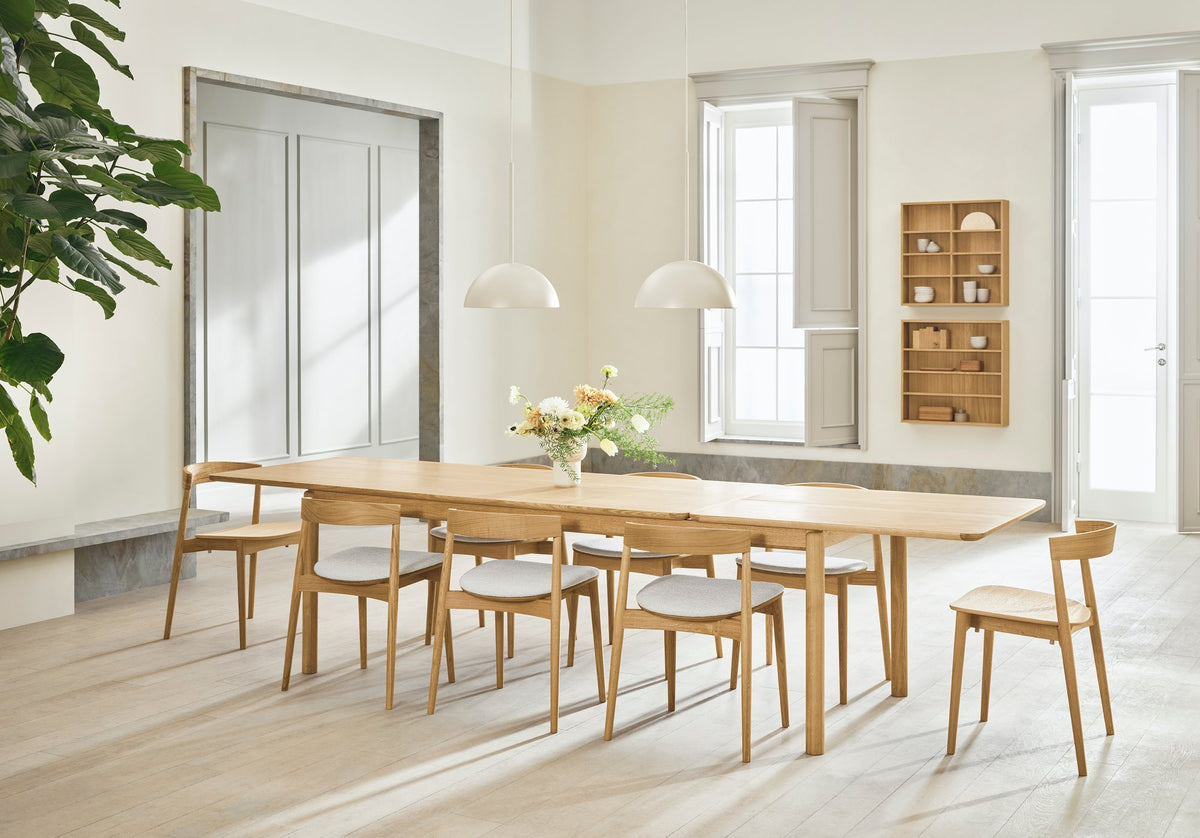 Bolia Ronya uitschuifbare eettafel in eetkamer, sfeerfoto 1