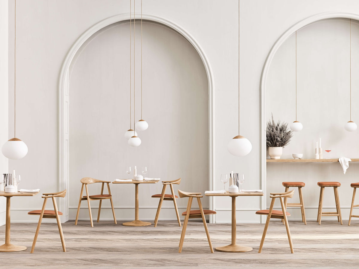 Bolia Turned eettafel in interieur, sfeerfoto 2
