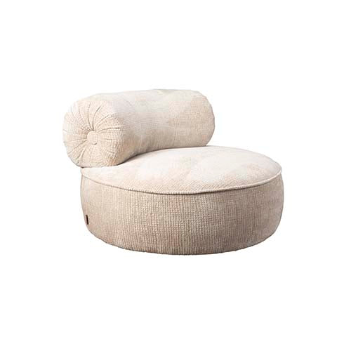 DutchBone - Tilbury Loungestoel Naturel Beige