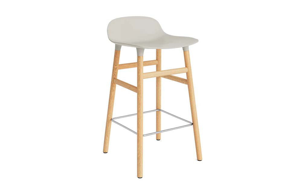 Normann Copenhagen - Form barkruk 65 cm eiken (set van 2)