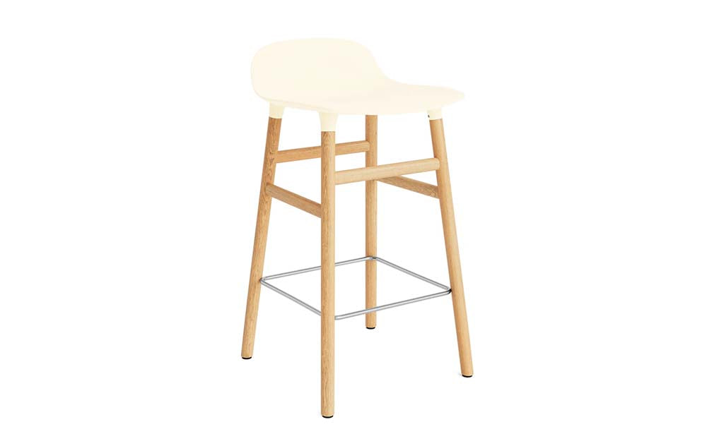 Normann Copenhagen - Form barkruk 65 cm eiken (set van 2)