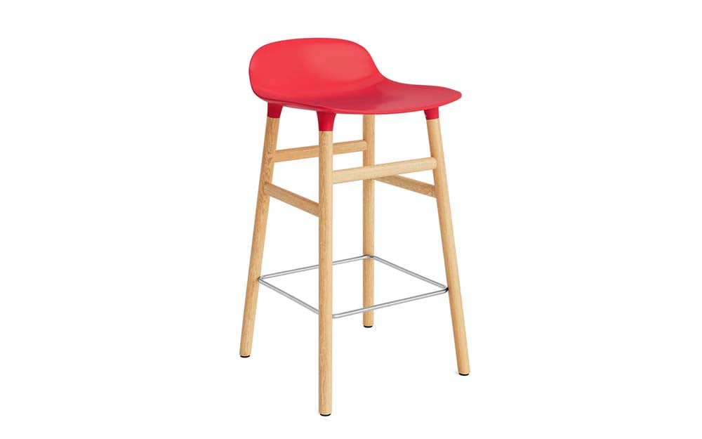 Normann Copenhagen - Form barkruk 65 cm eiken (set van 2)