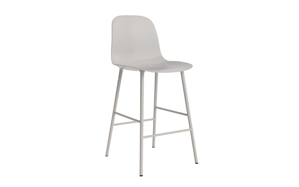 Normann Copenhagen - Form barstoel 65 cm staal (set van 2)