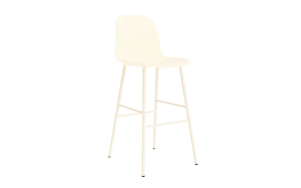 Normann Copenhagen - Form barstoel 75 cm staal (set van 2)