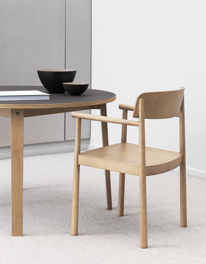 Normann Copenhagen - Timb eetkamerstoel arm (set van 2)