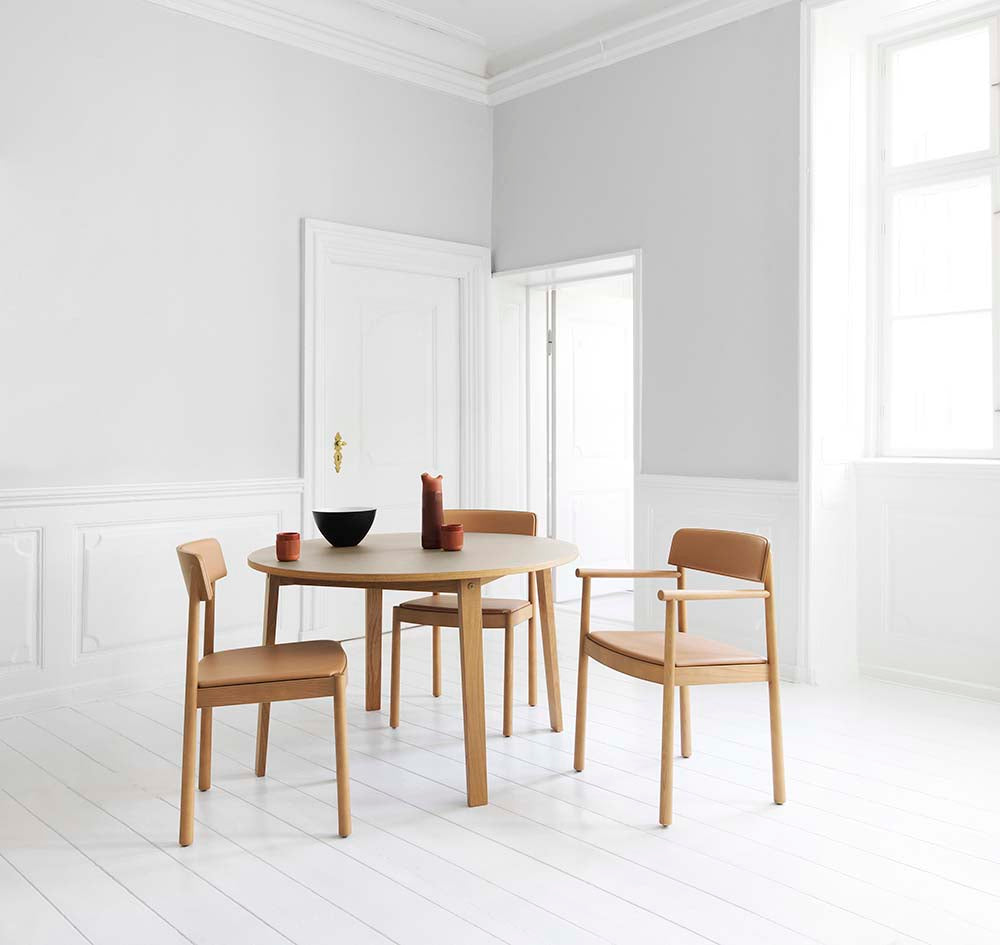 Normann Copenhagen - Timb eetkamerstoel arm gestoffeerd (set van 2)