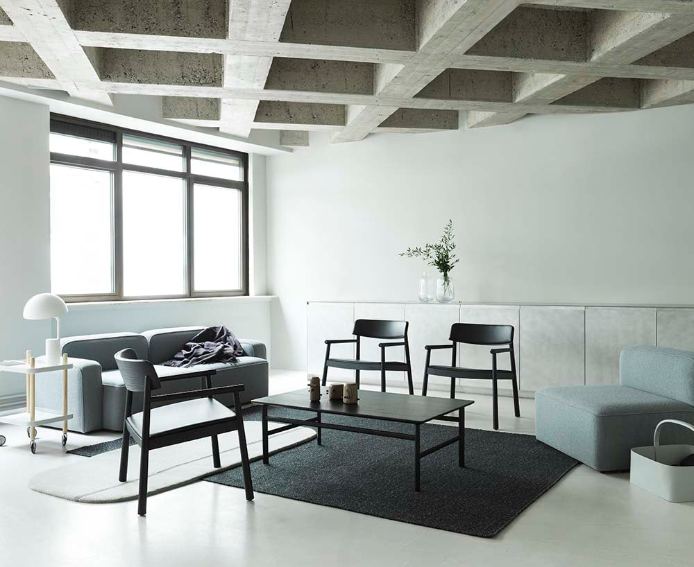 Normann Copenhagen - Timb lounge stoel gestoffeerd