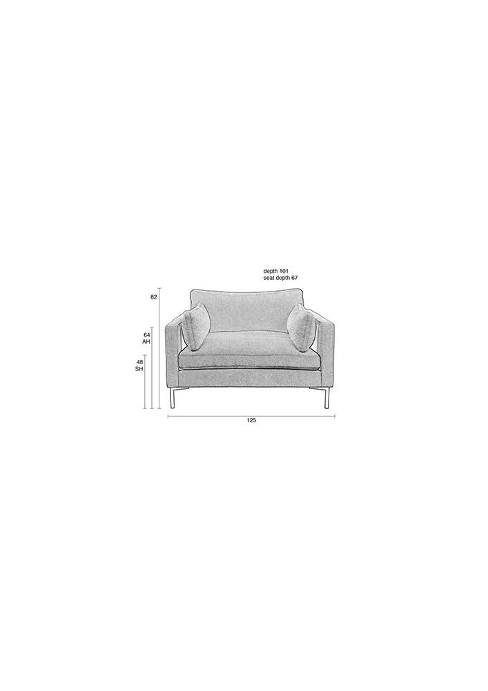 Zuiver - Summer loveseat