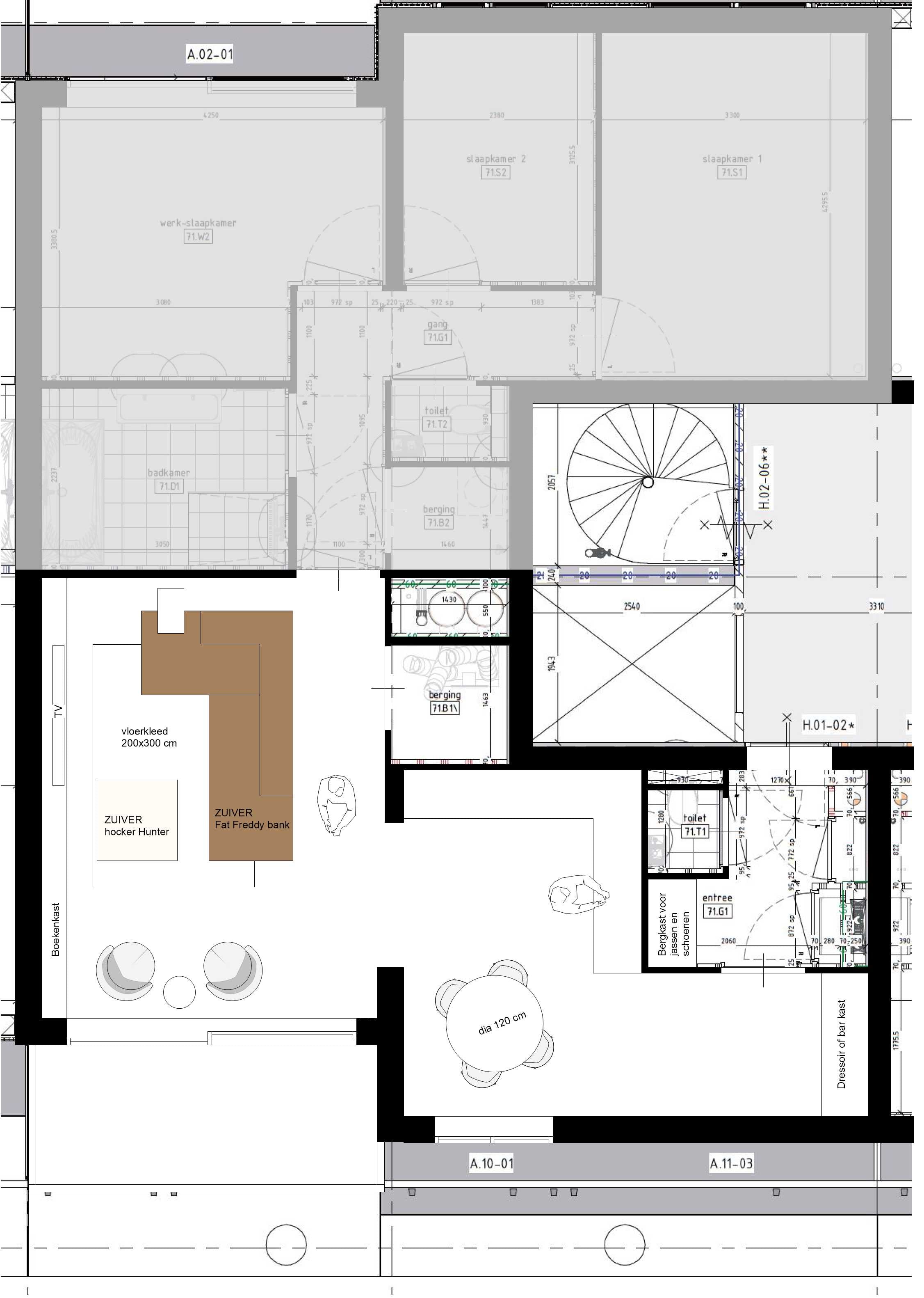Vraag de architect - brainstorm indeling